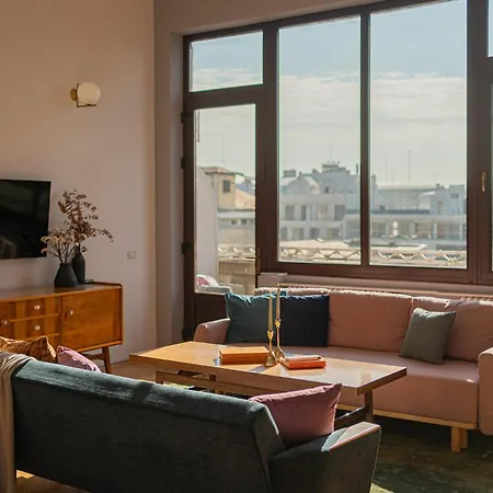 公寓 3br Atrium Penthouse By Cismigiu - Bright & Spacious With Balcony 布加勒斯特